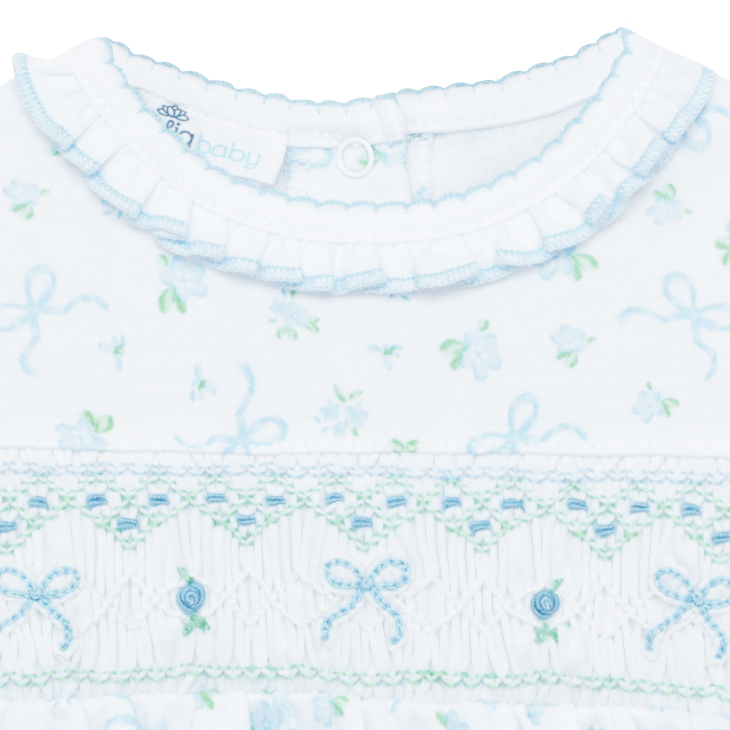 Eloise's Classics Smocked Bubble Magnolia Baby