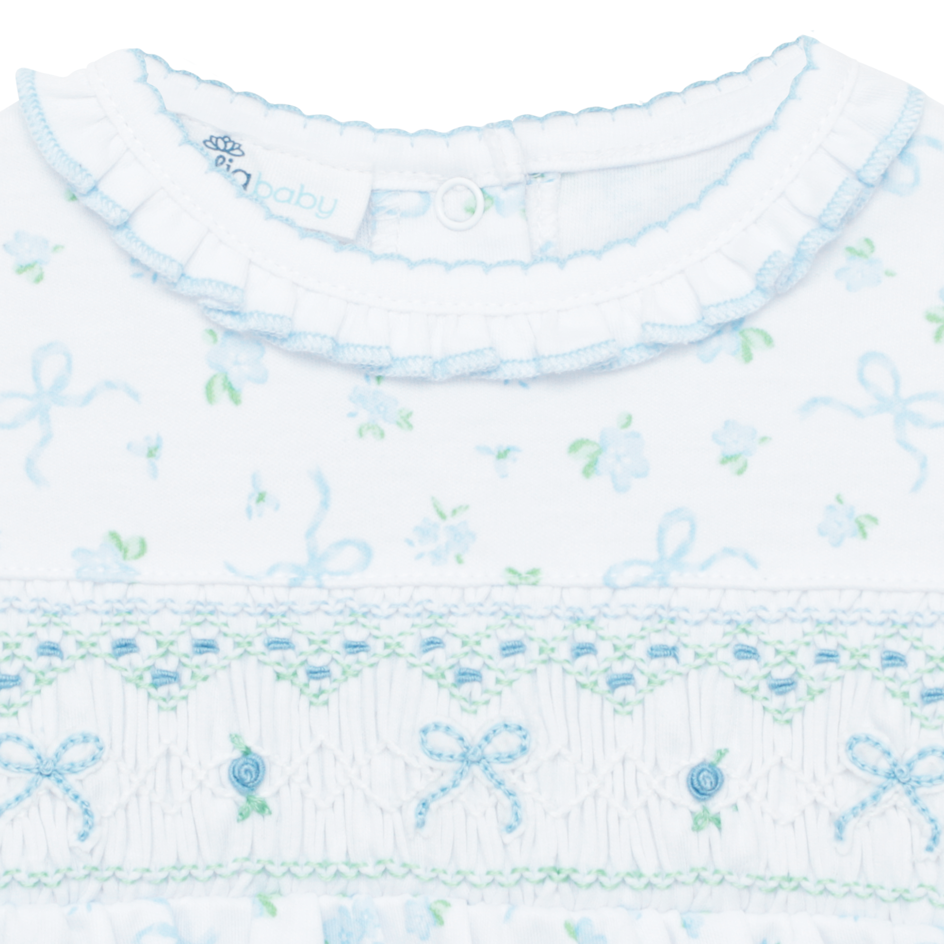 Eloise's Classics Smocked Bubble Magnolia Baby