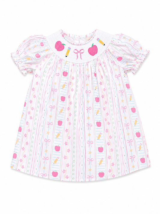 Tiny Learner Smocked Dress Marie Nicole Clothing