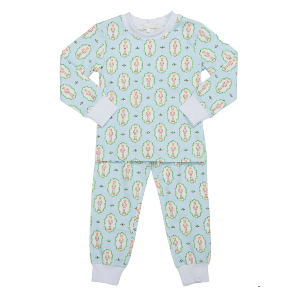Blue Nutcracker Lounge Set The Oaks Apparel Company