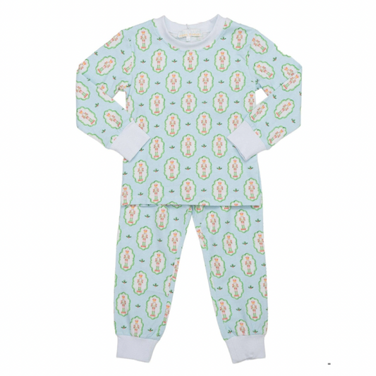 Blue Nutcracker Lounge Set The Oaks Apparel Company