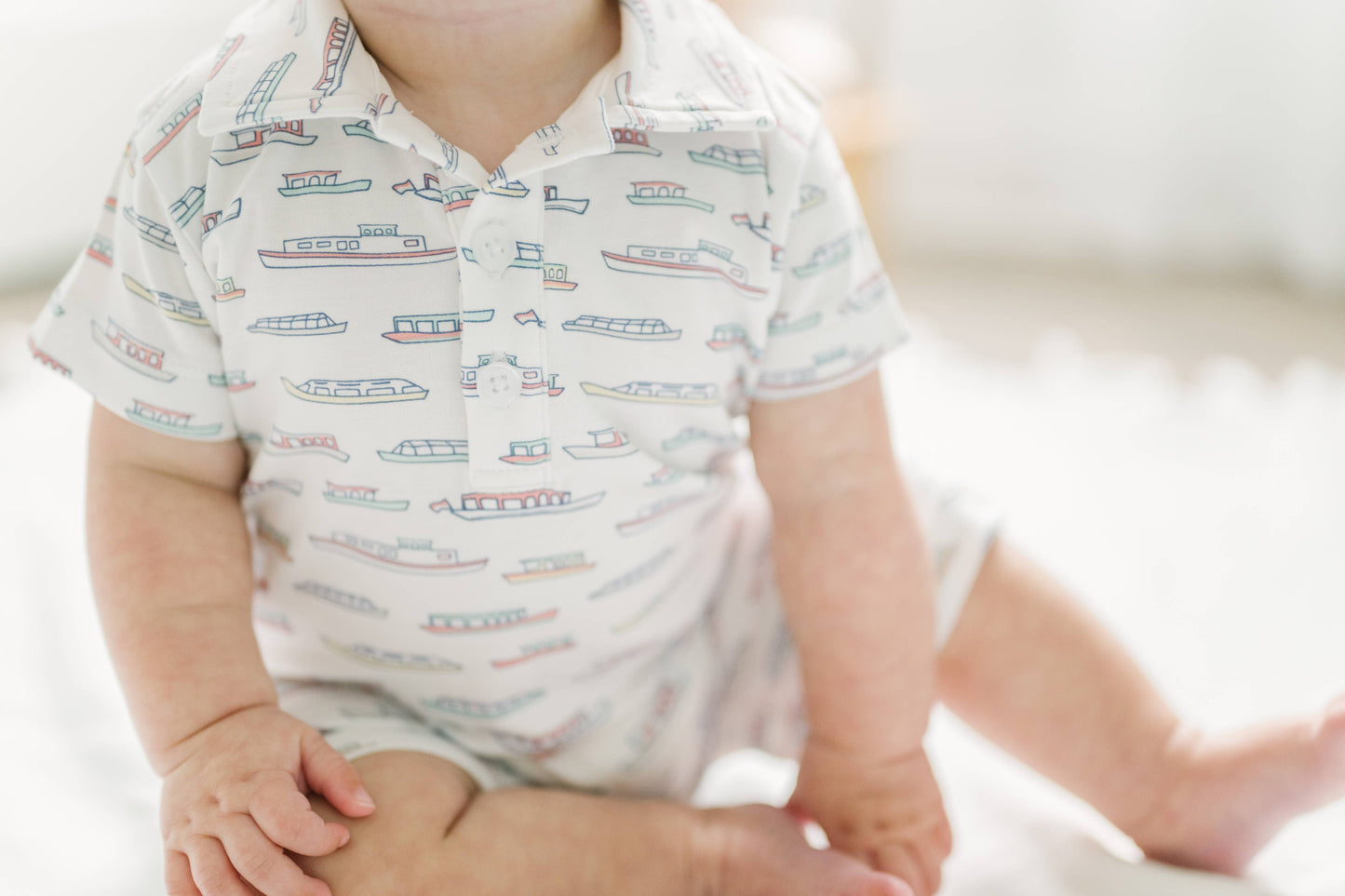 Harbor Days Collared Romper
