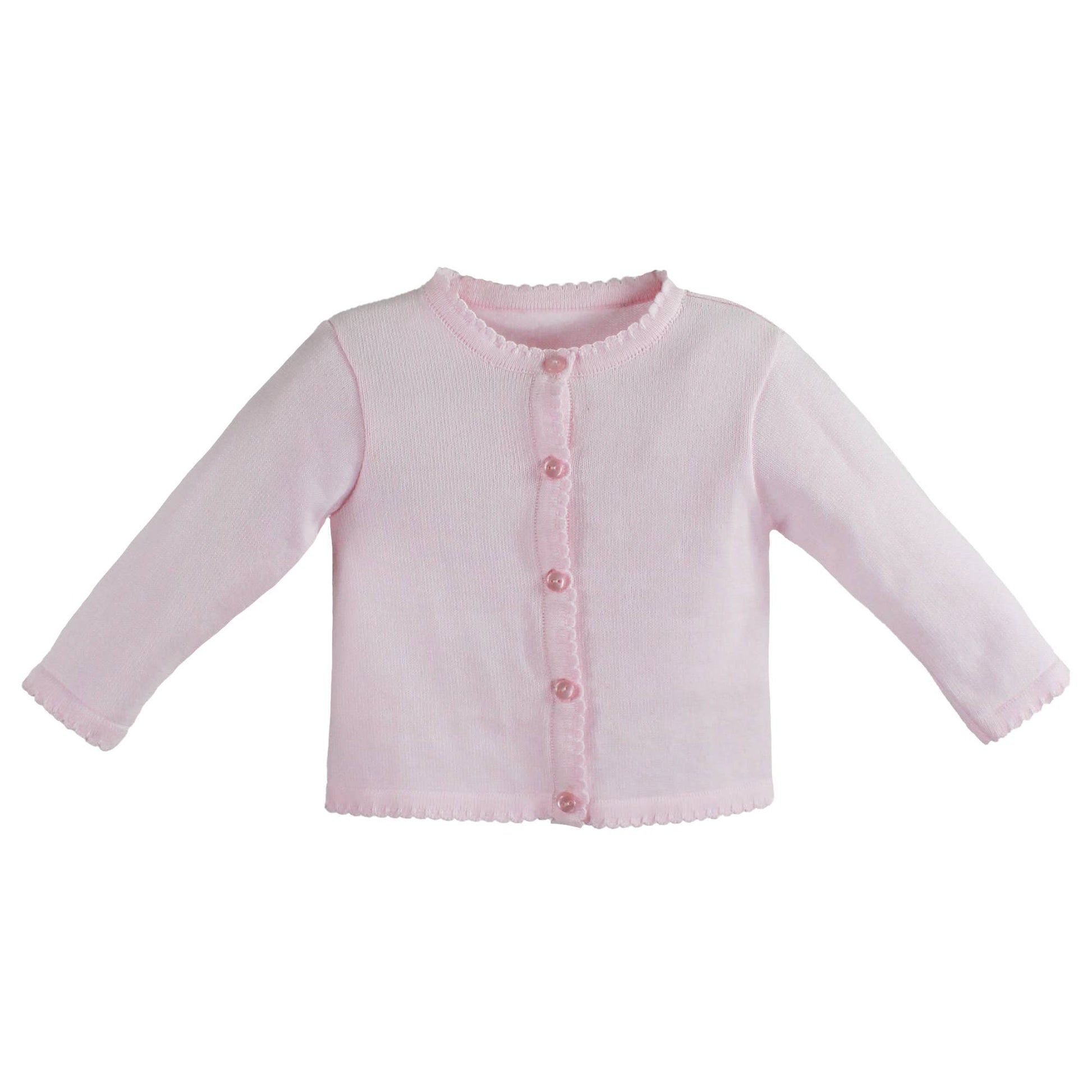 Scalloped Edge Cardigan Sweater - 2 Colors Petit Ami & Zubels