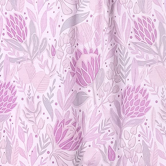 Waist-Tie Romper - Layla on Pink - Pima Cotton Girls Romper Feather Baby