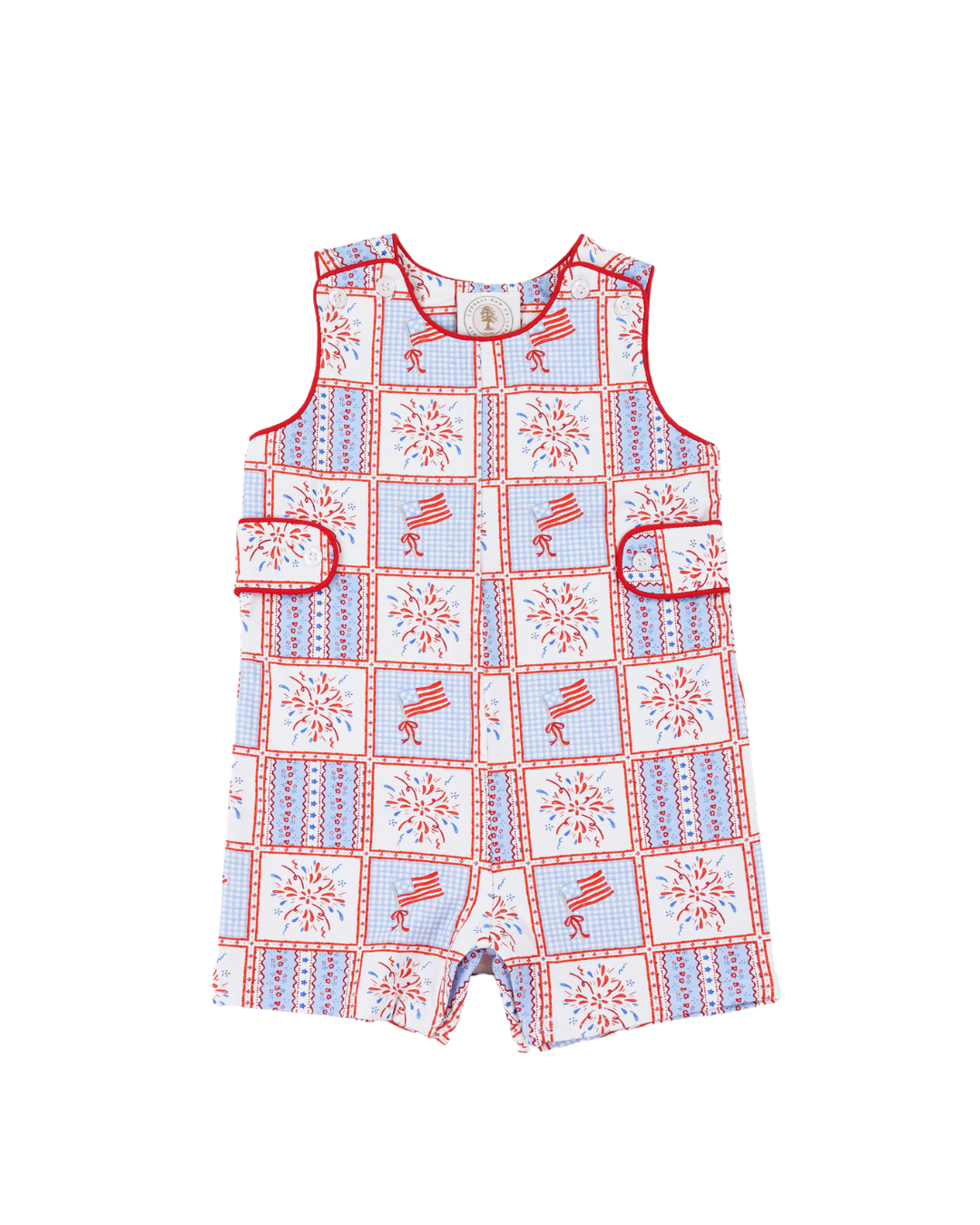 Patriotic Patchwork Jonah Jon Jon Cypress Row Childrens