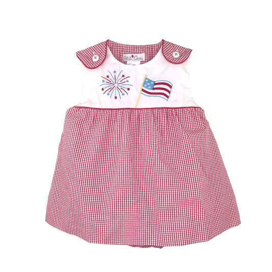 Sunbubble with Overlay Skirt & 4th of July Embroidery Petit Ami & Zubels