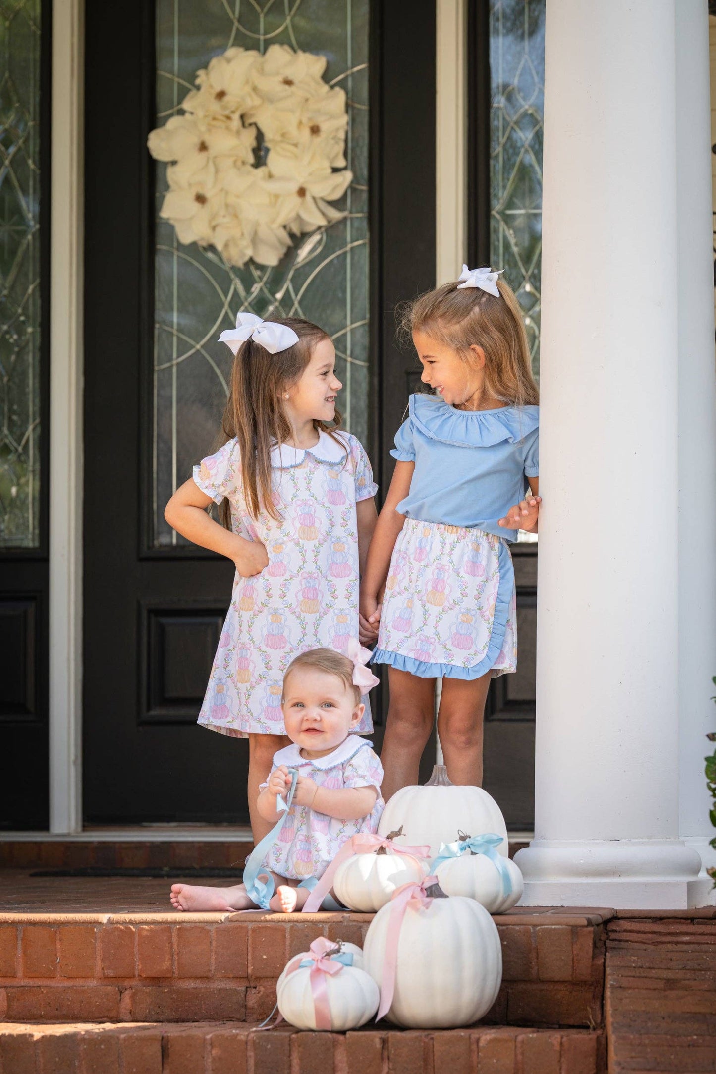 Mary Mills Pumpkin Trellis Bubble The Oaks Apparel Company