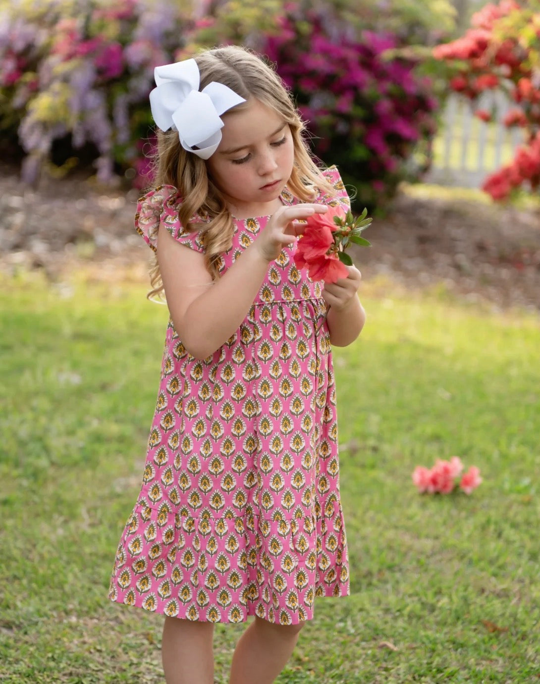 Magnolia Bloom Dress Smockingbird