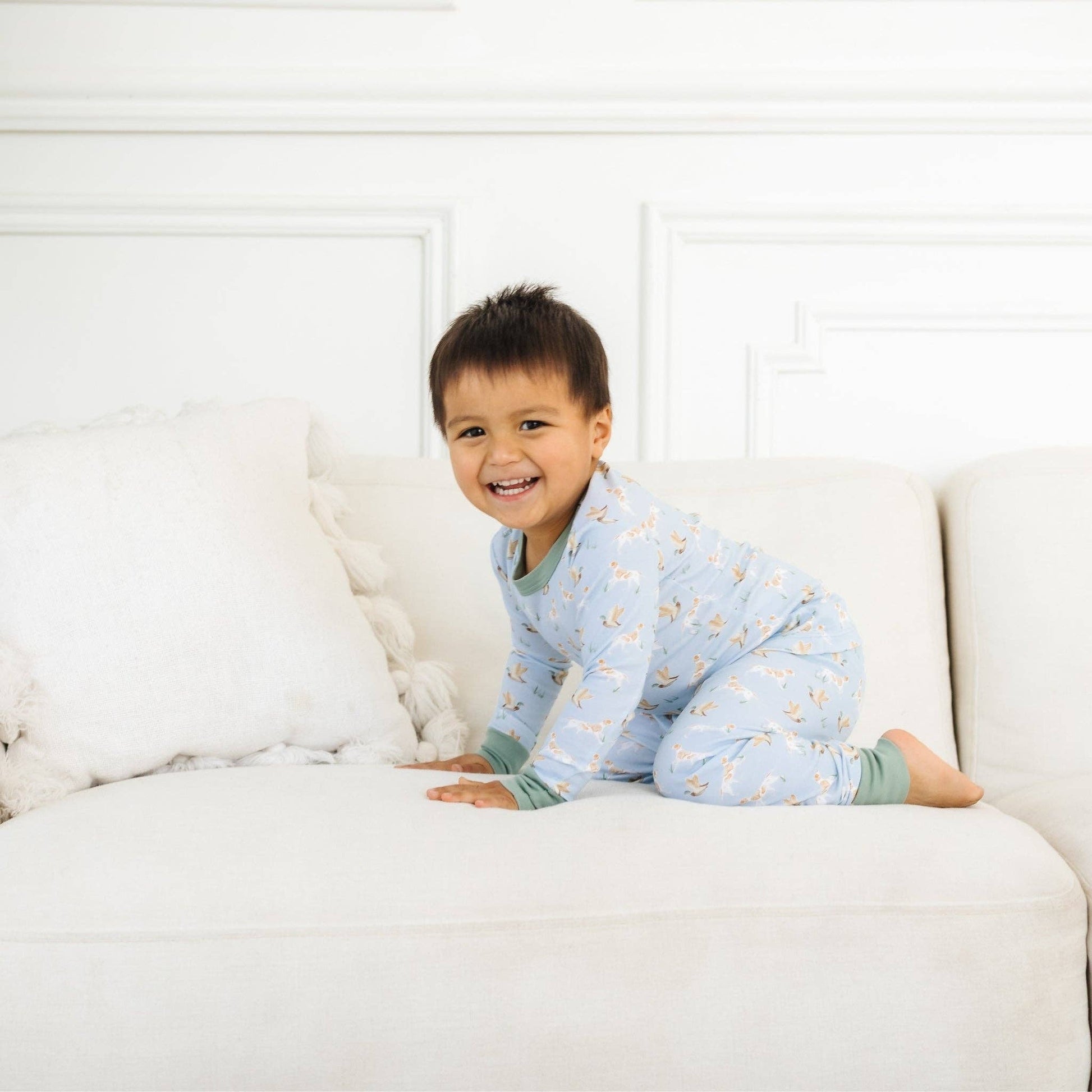 Duck and Hound Long Pajamas Magnolia Baby