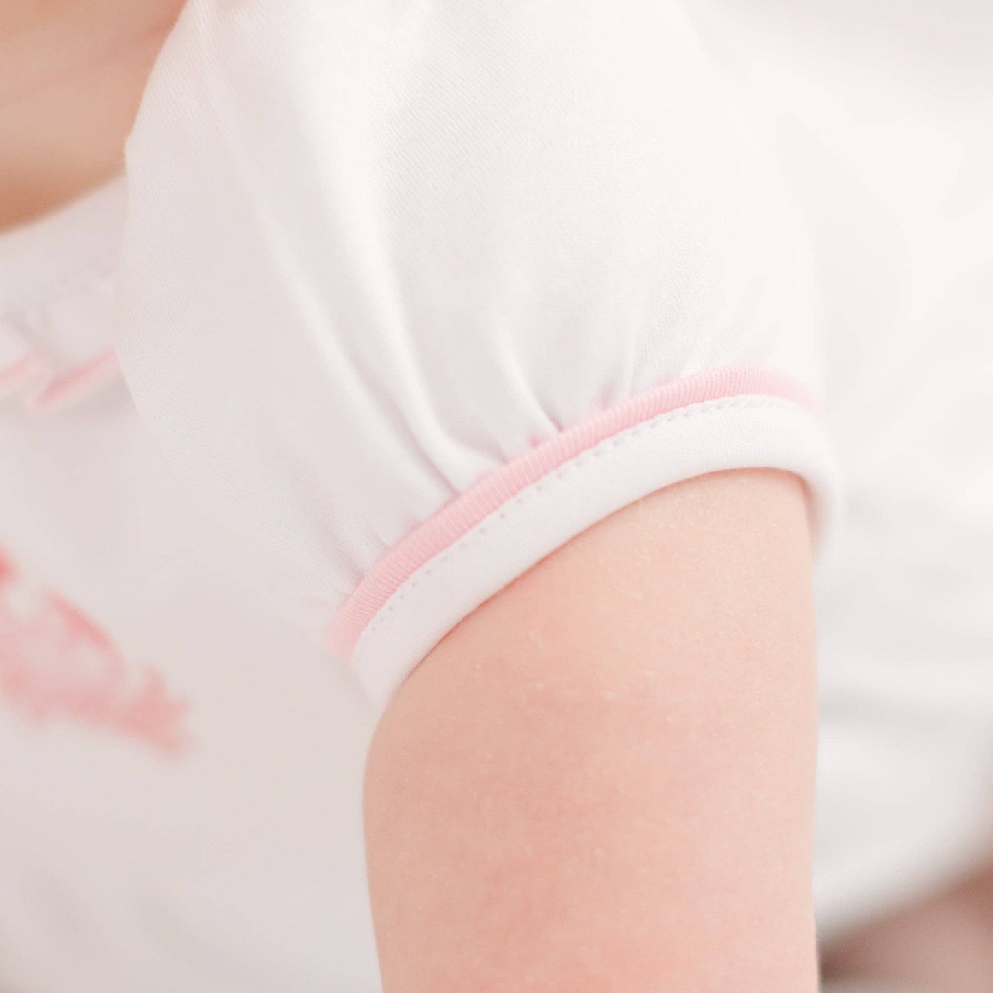 Little Crawlers Embroidered Ruffle Bubble Magnolia Baby