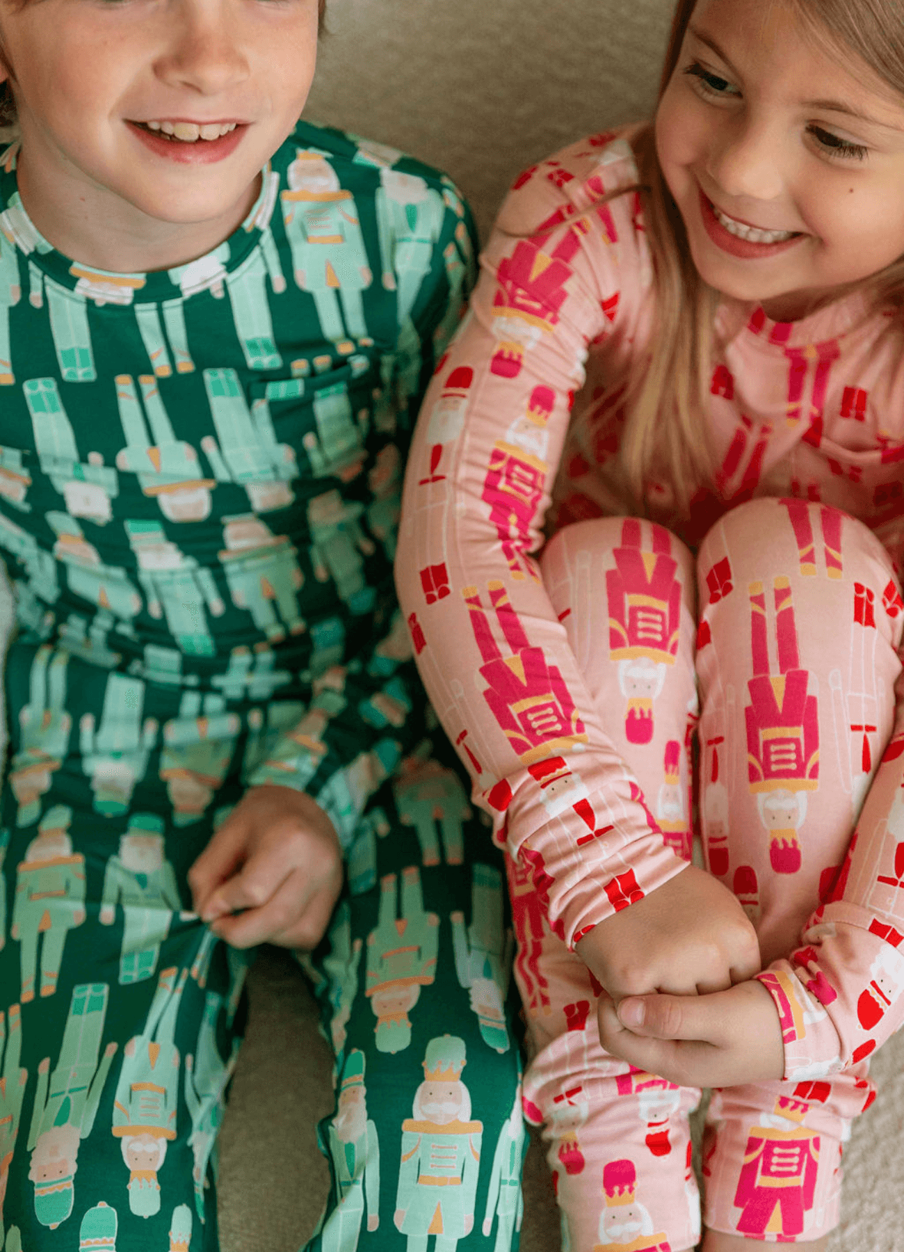 Green Nutcrackers Two Piece Set PB & Grape