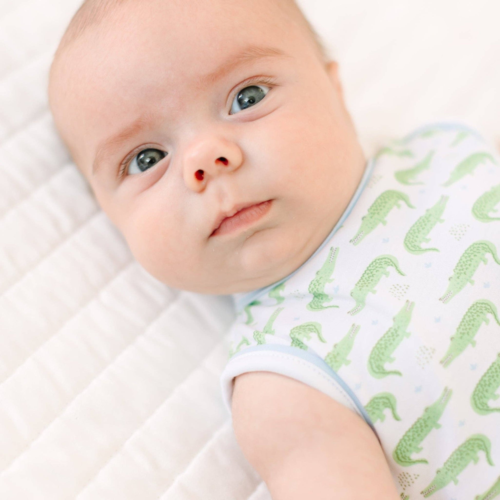 Bayou Baby Print Bubble - Light Blue Magnolia Baby