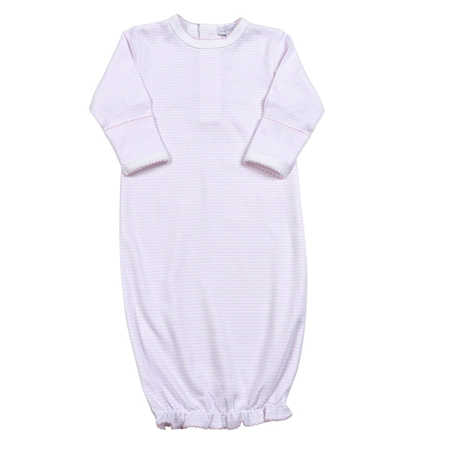 PST-219 PINK STRIPES  PIMA GOWN Hug Me First
