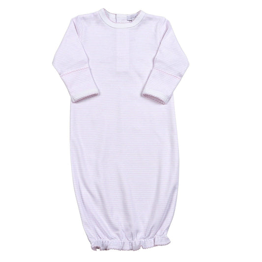 PST-219 PINK STRIPES  PIMA GOWN Hug Me First