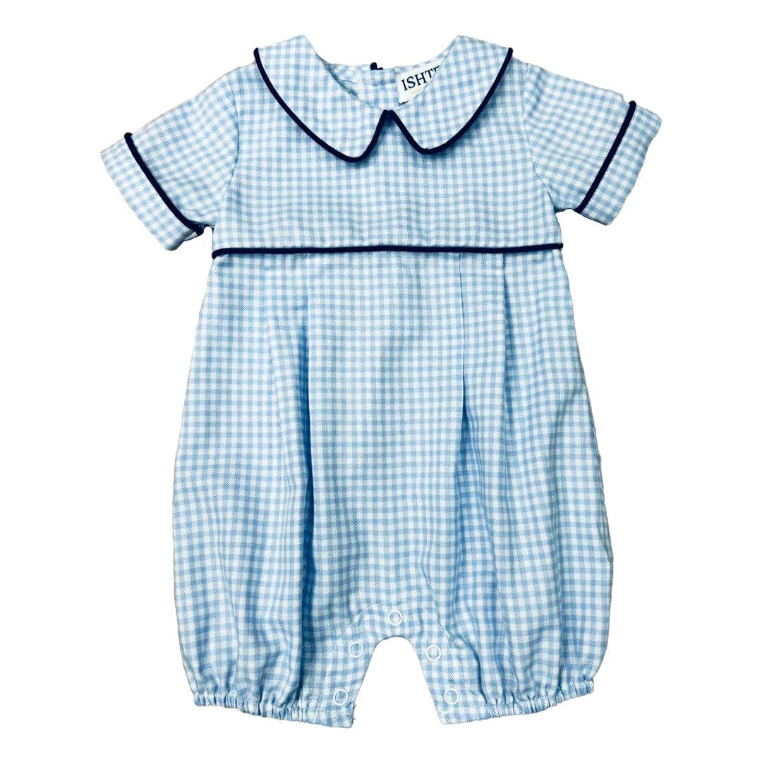Hampton Blue Plaid Bubble