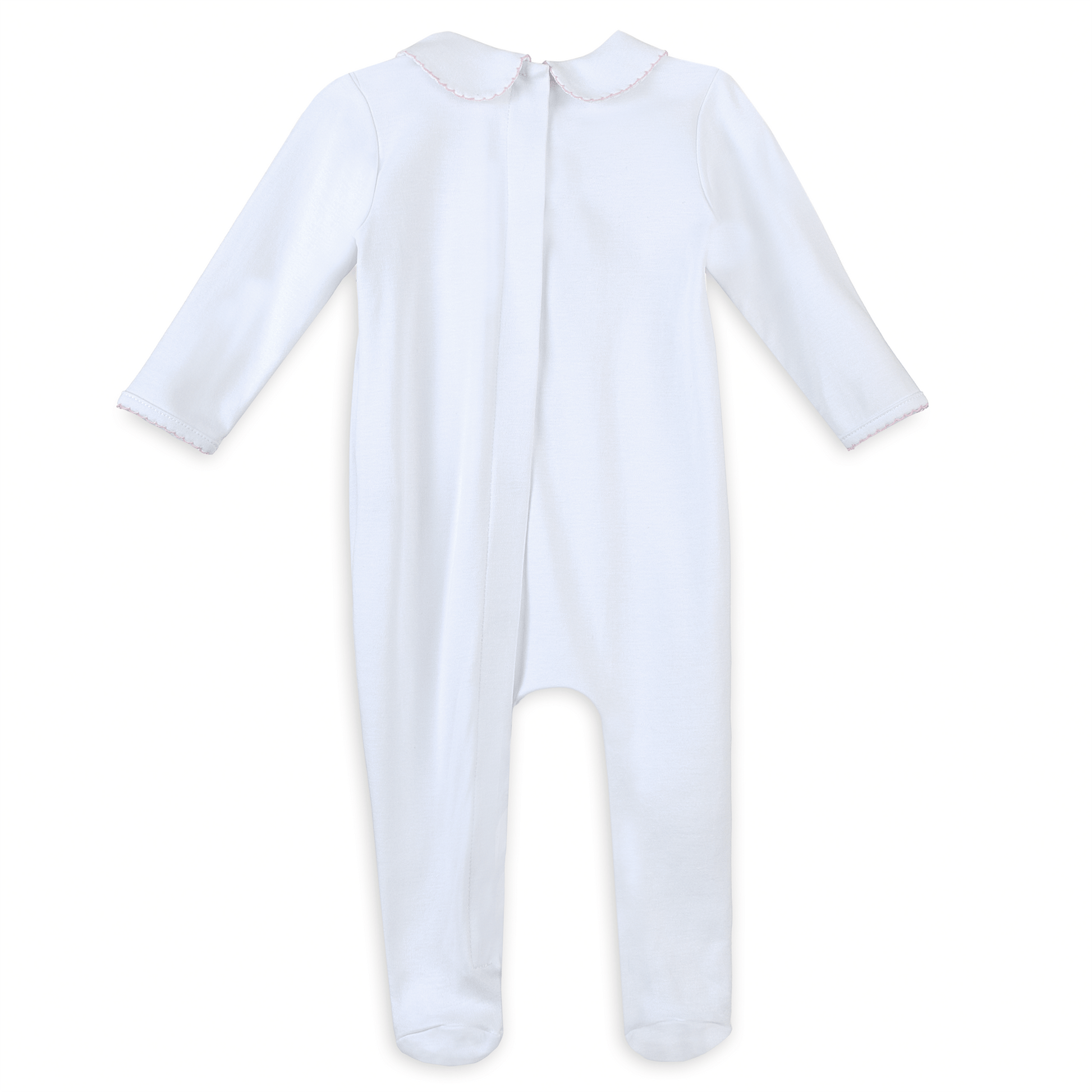 Lizzie's Classics Smocked Footie - Pink Magnolia Baby