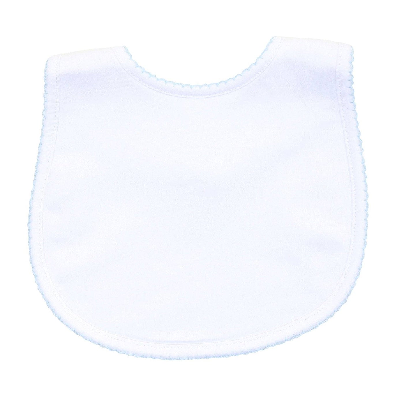 Essentials Blue Trim Bib Magnolia Baby