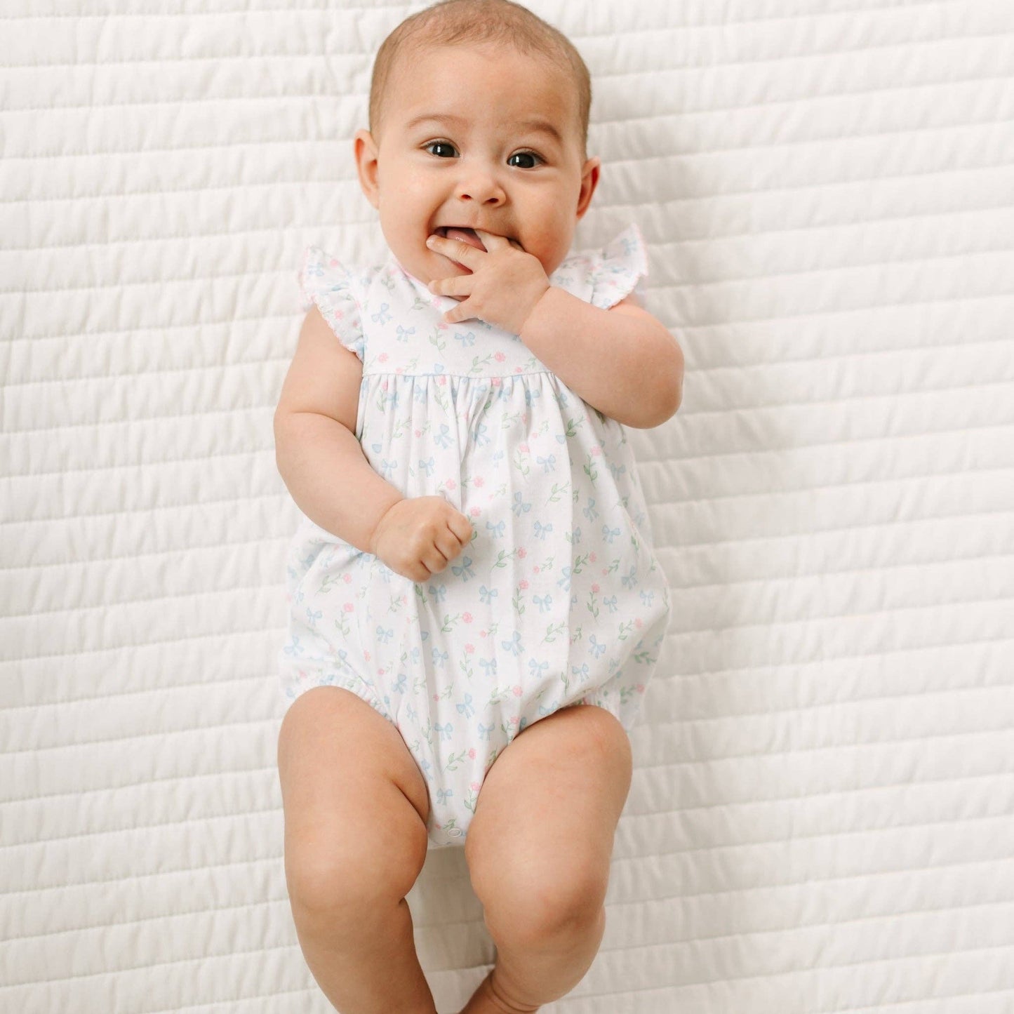 Evelyn's Classics Print Bubble Magnolia Baby