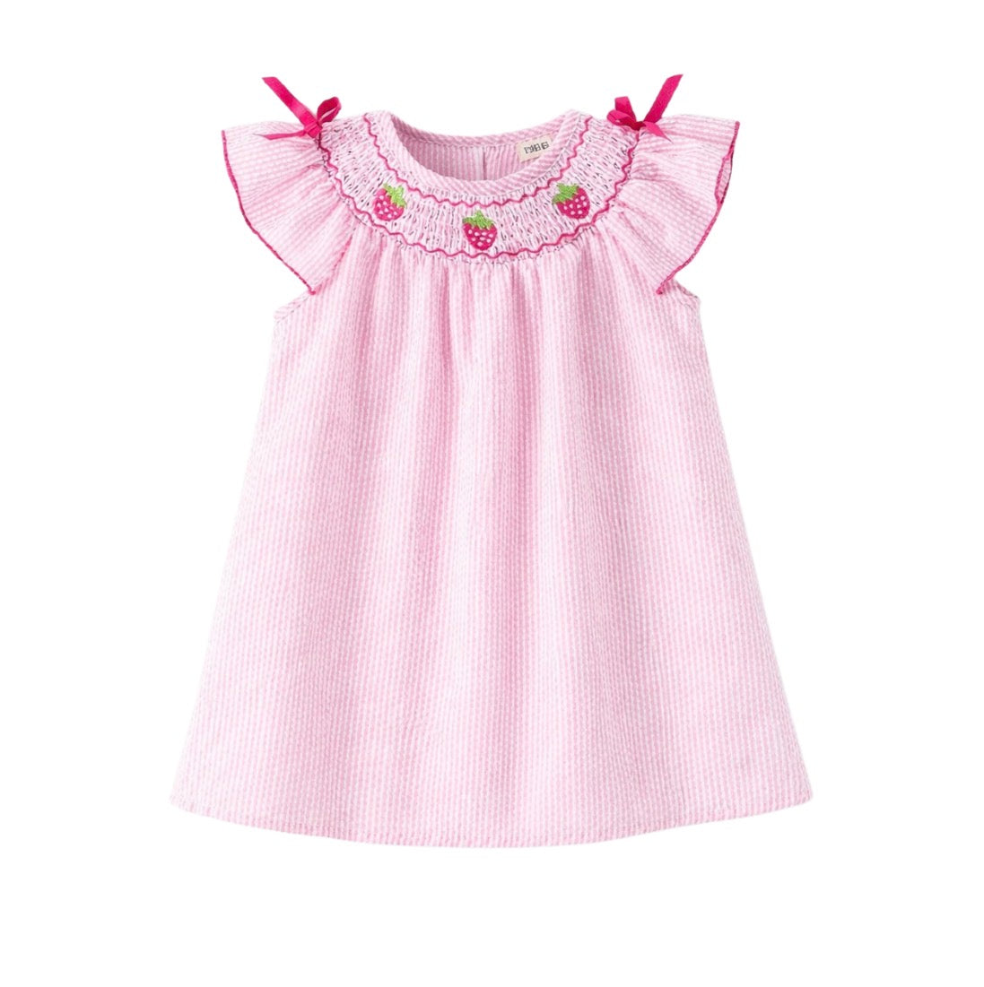 Strawberry Smocked Dress Rylee Faith Designs