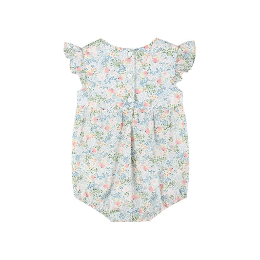 Blossom Breeze Smocked Romper Lowcountry Littlewear