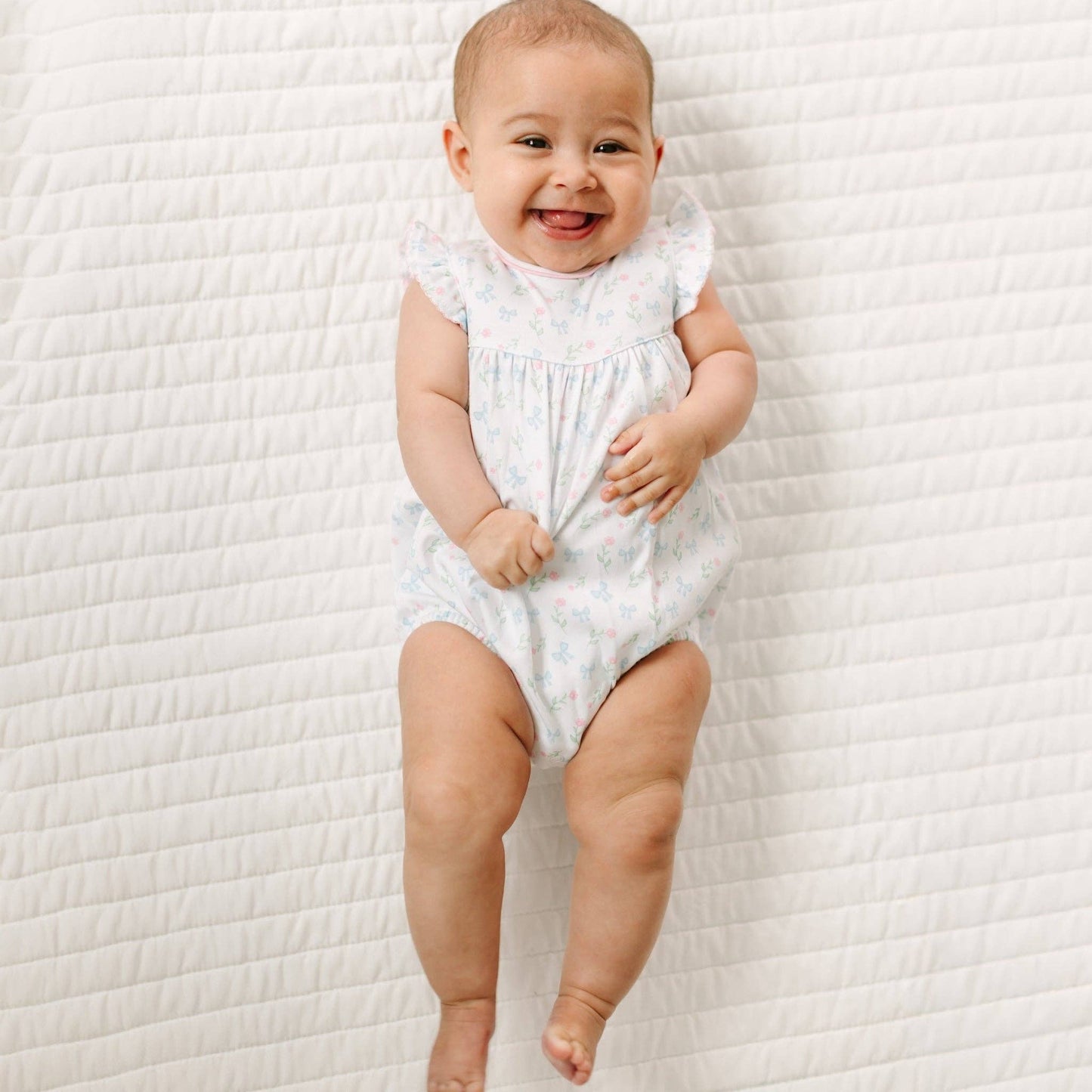 Evelyn's Classics Print Bubble Magnolia Baby