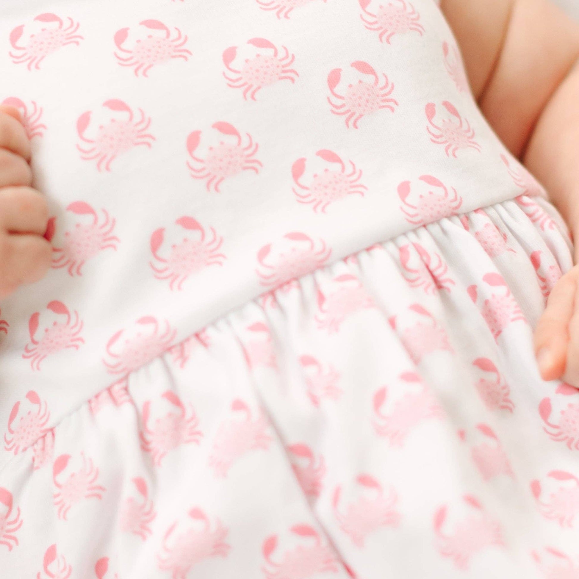 Little Crawlers Print Bubble - Pink Magnolia Baby