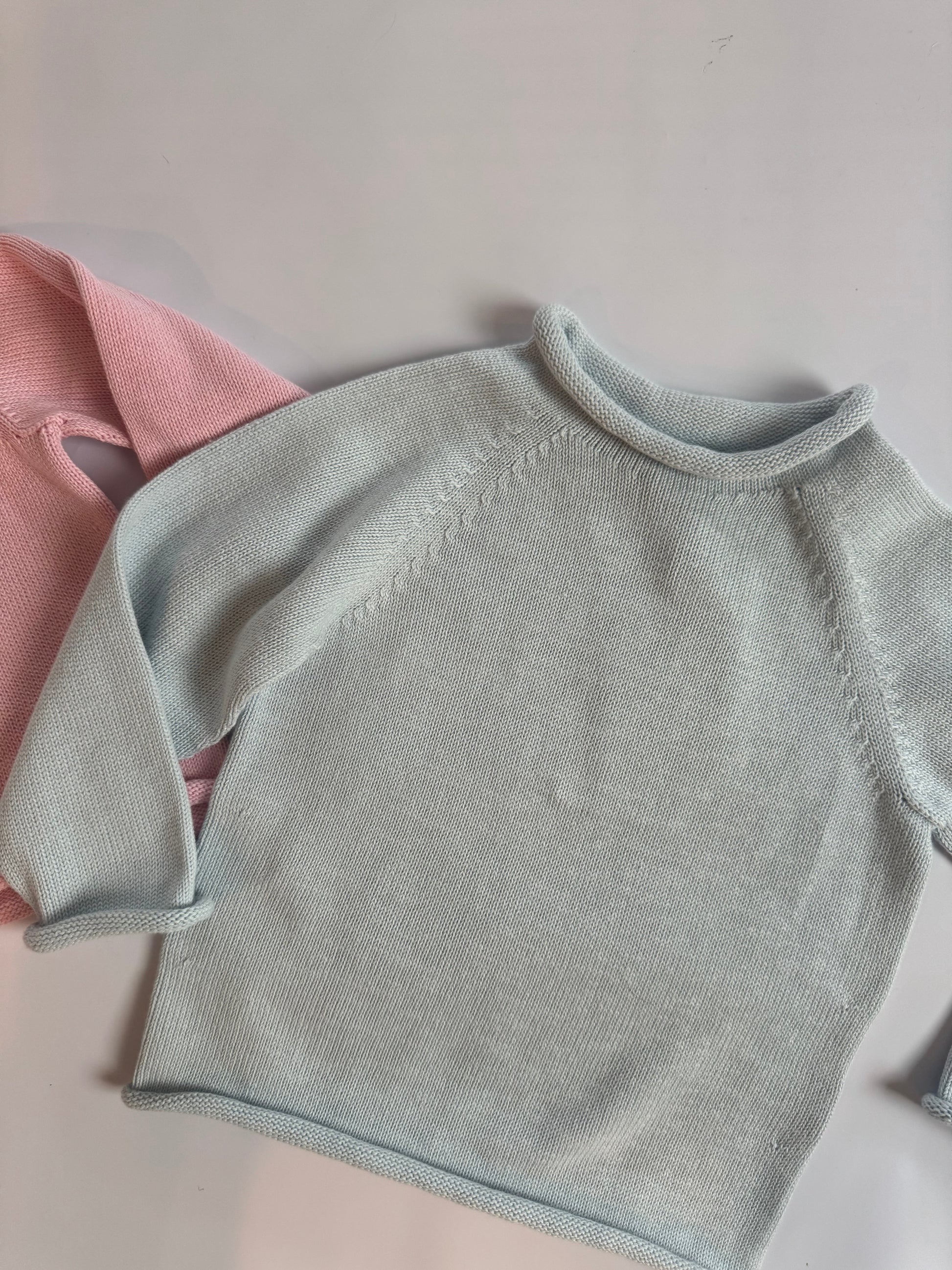 Essentials Knits Blue Sweater Magnolia Baby