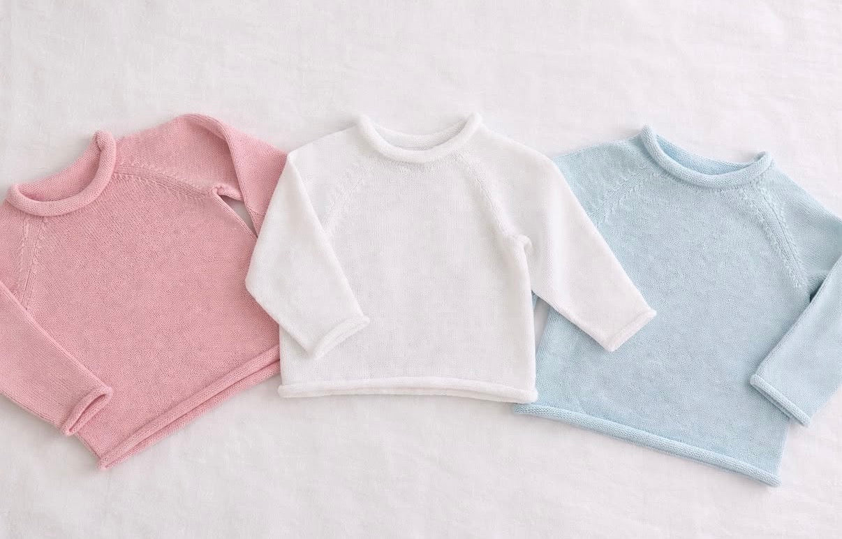 Basic Edit Blue Sweater Magnolia Baby