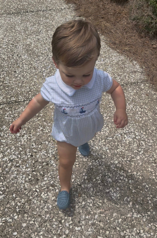 Blue Harbor Smocked Bubble Magnolia Baby