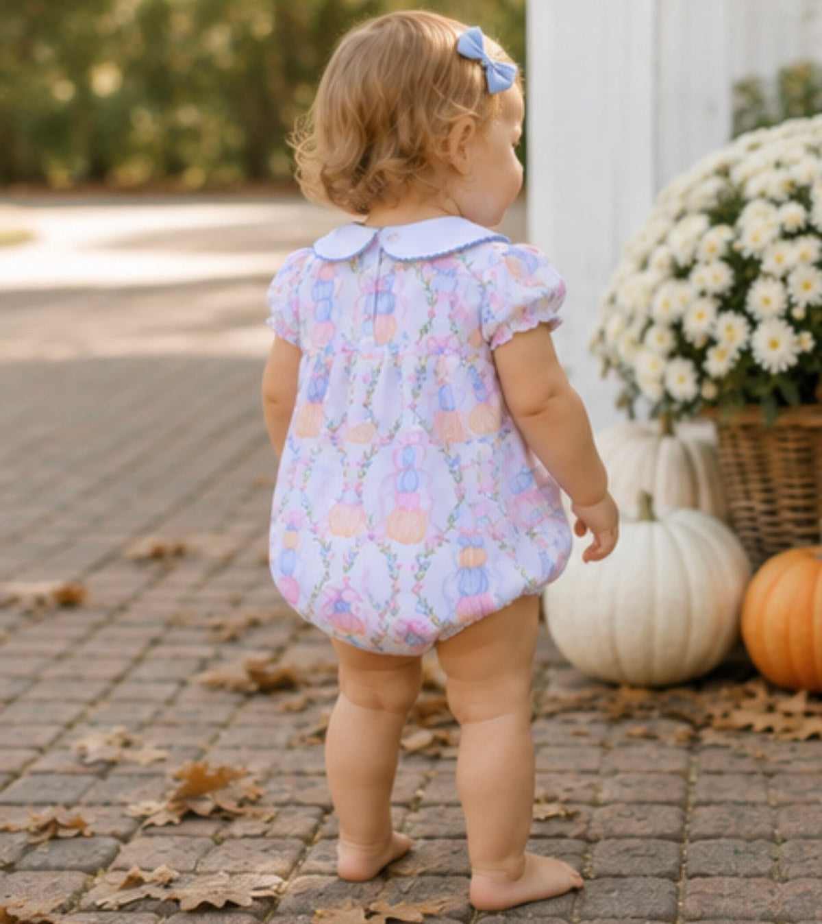 Mary Pumpkin Trellis Bubble The Oaks Apparel Company
