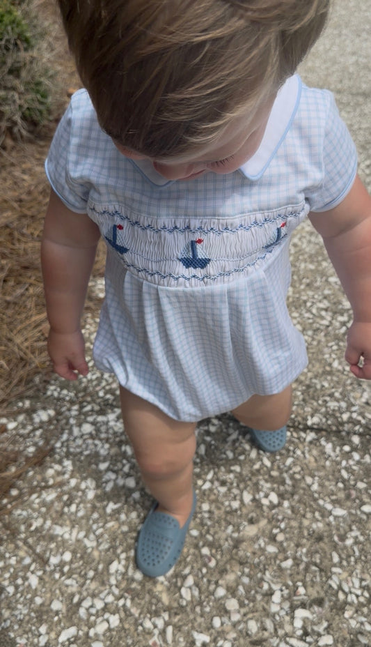 Blue Harbor Smocked Bubble Magnolia Baby