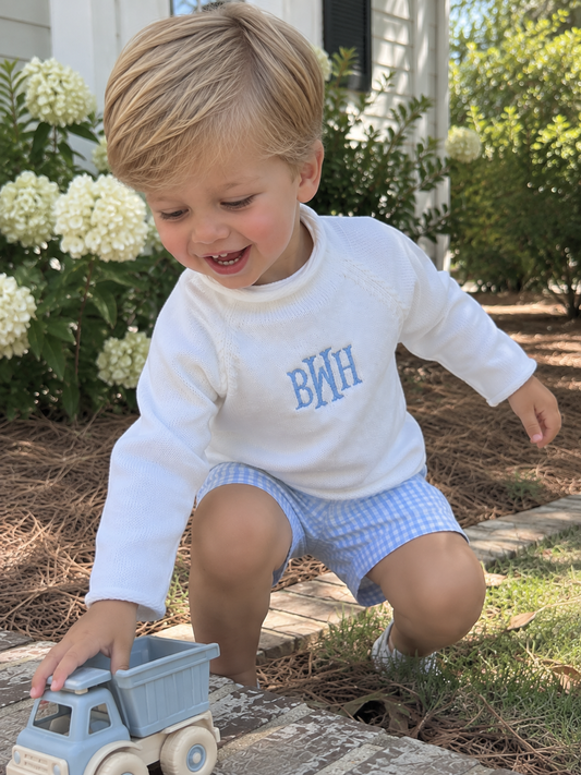 Basic Edit White Sweater Magnolia Baby