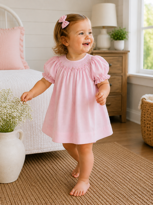 Elizabeth Heirloom Smocked Dress Petit Ami & Zubels