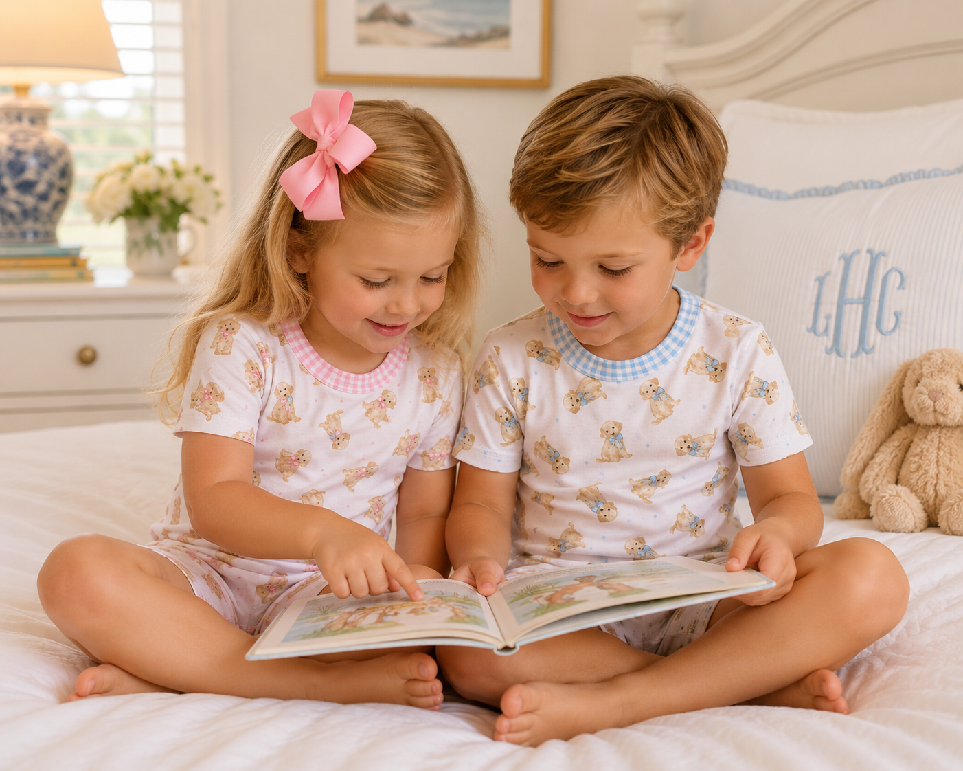Dog Days Pajamas - Pink Magnolia Baby