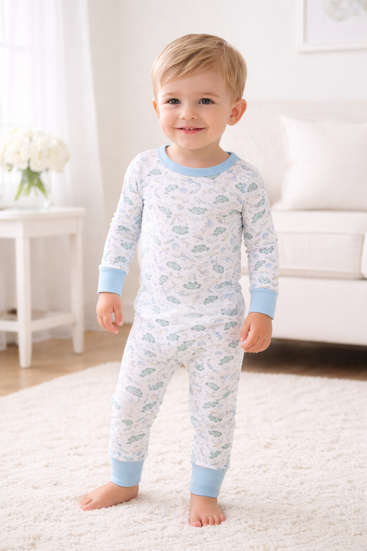 Hook, Line and Sinker Long Pajamas Magnolia Baby