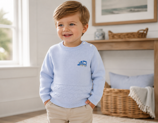 Little Locomotive Sweater Petit Ami & Zubels