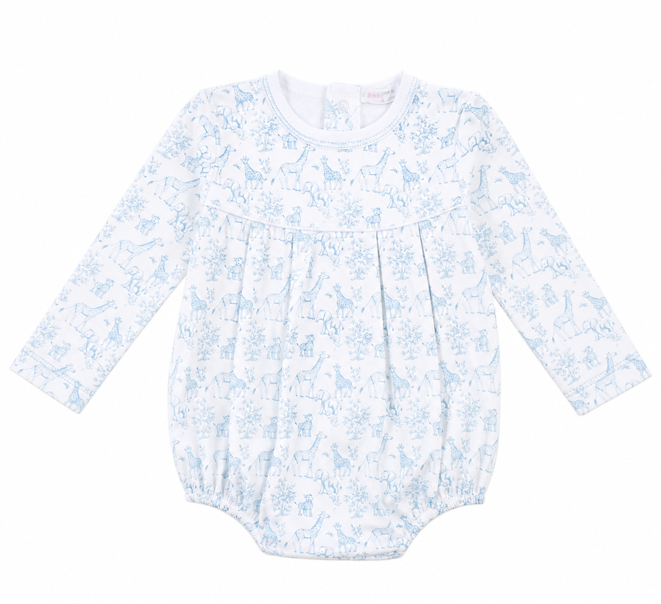 Blue Baby Safari Bubble Lowcountry Littlewear