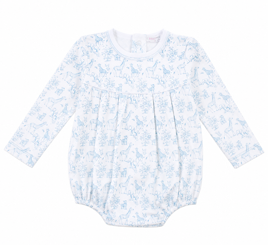 Blue Baby Safari Bubble Lowcountry Littlewear