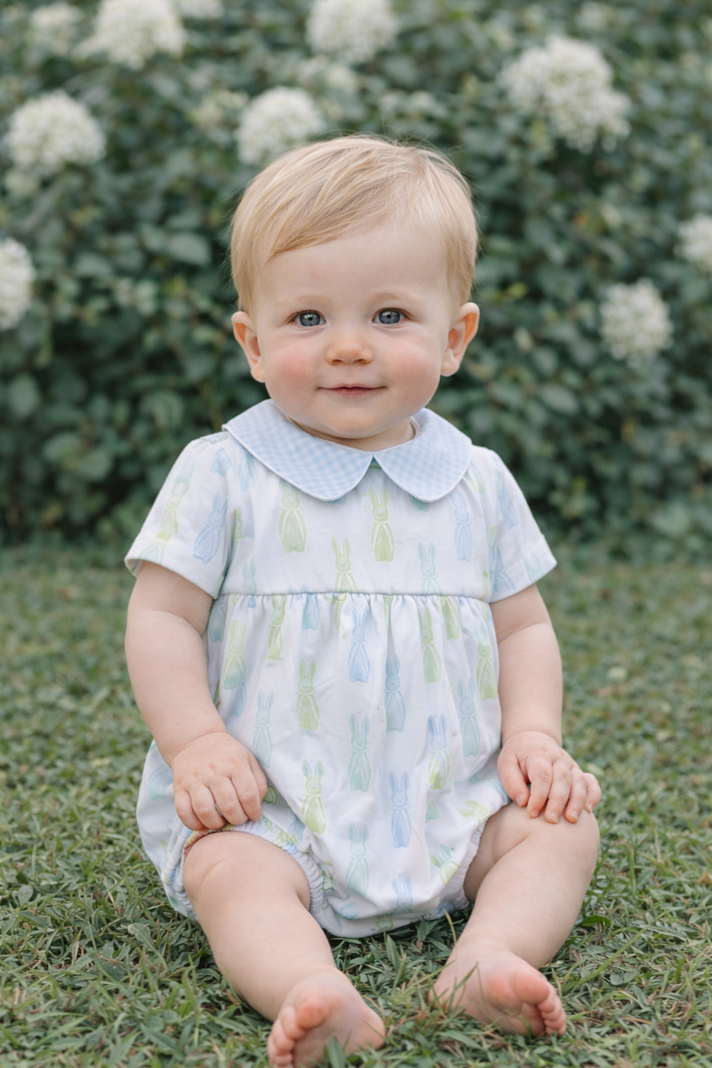 Heirloom Bunnies Pima Bubble Lowcountry Littlewear