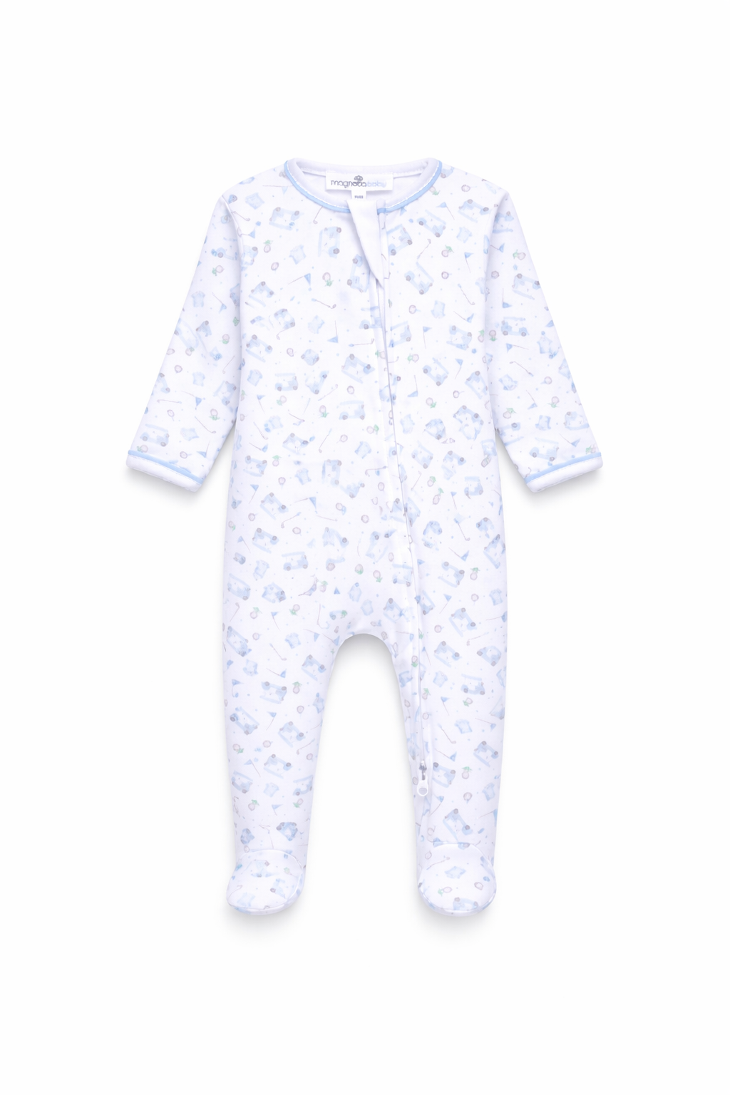 Little Golfer Footie - Light Blue Magnolia Baby