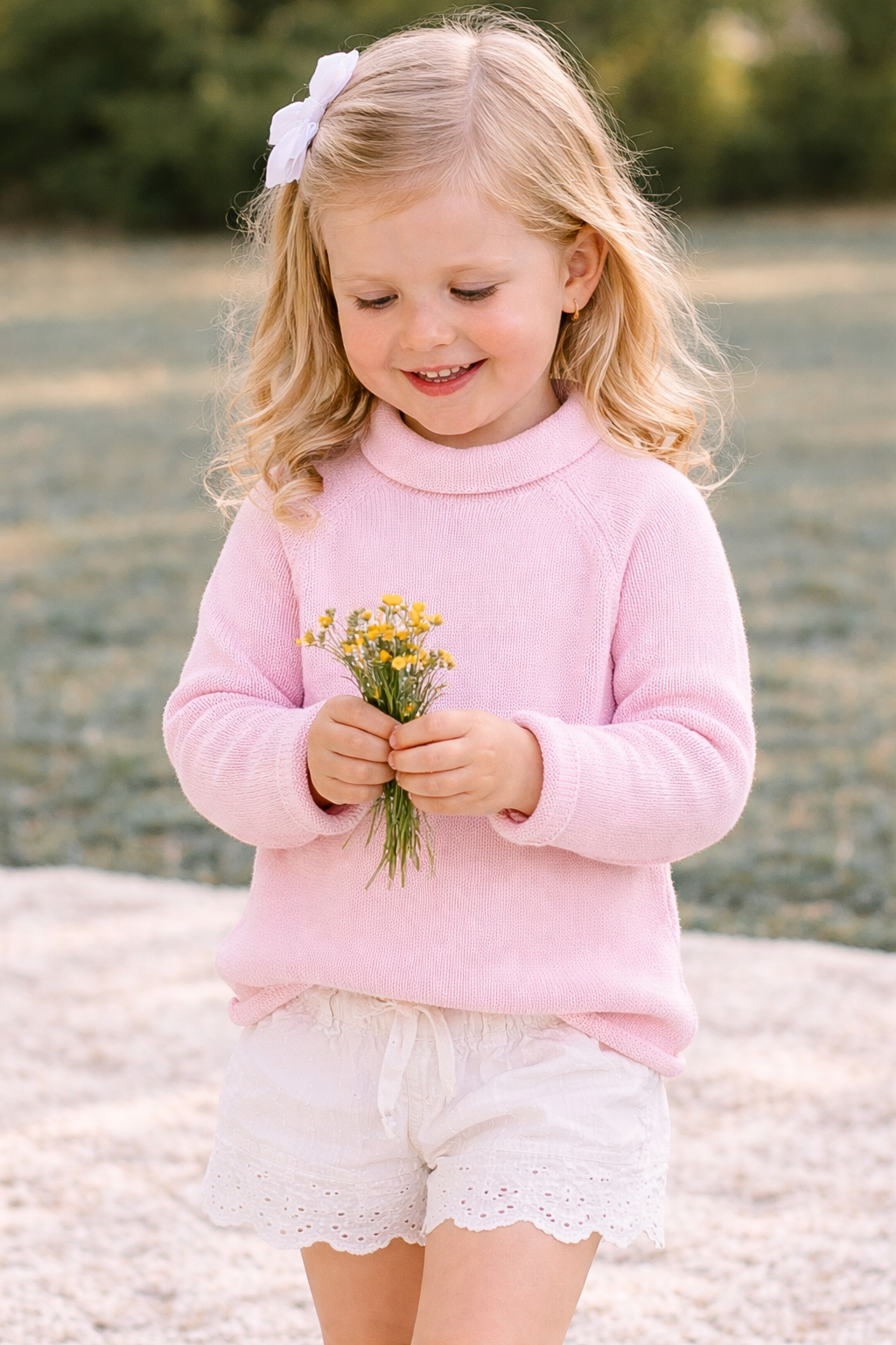Essentials Knits Pink Sweater Magnolia Baby