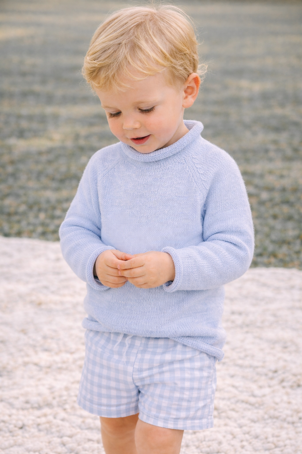 Basic Edit Blue Sweater Magnolia Baby