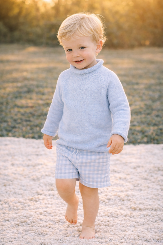 Basic Edit Blue Sweater Magnolia Baby