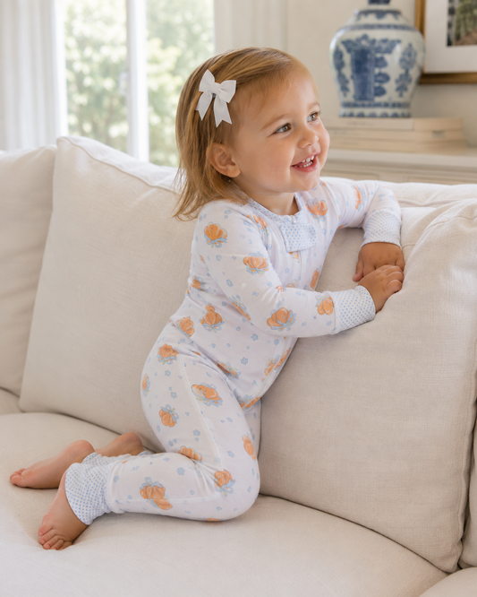 Prettiest in the Patch Zip Pajamas Magnolia Baby