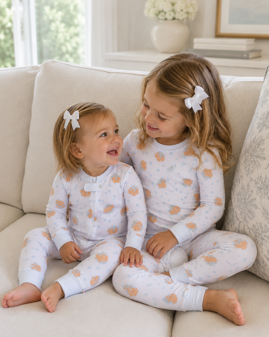 Prettiest in the Patch Zip Pajamas Magnolia Baby