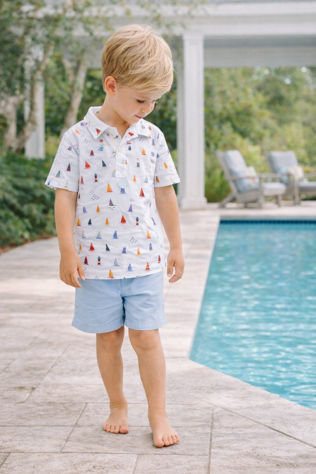 Sail Away Polo Smockingbird
