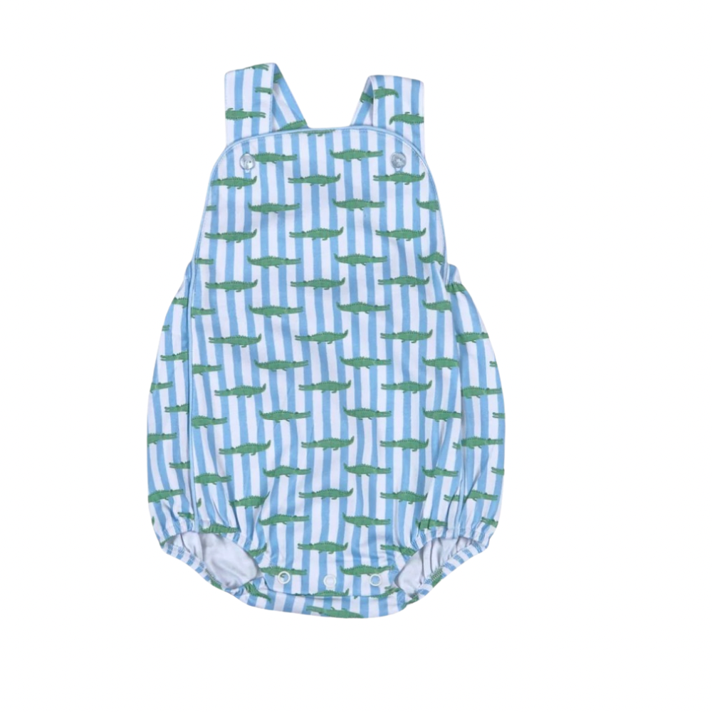Bayou Stripe Alligator Boys Bubble Cypress Row Childrens