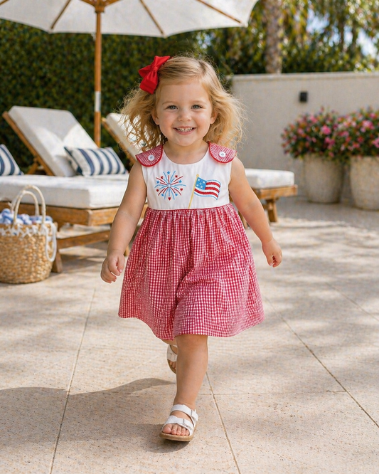 Patriotic Embroidery Sunbubble Petit Ami & Zubels