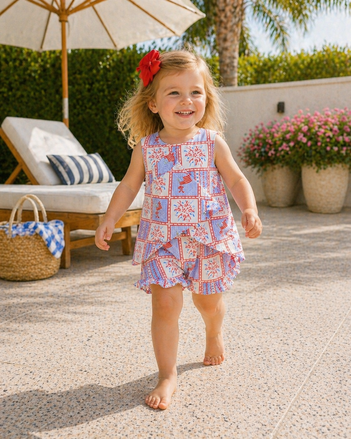 Patriotic Patchwork Cassidy Crossover Set Cypress Row Childrens