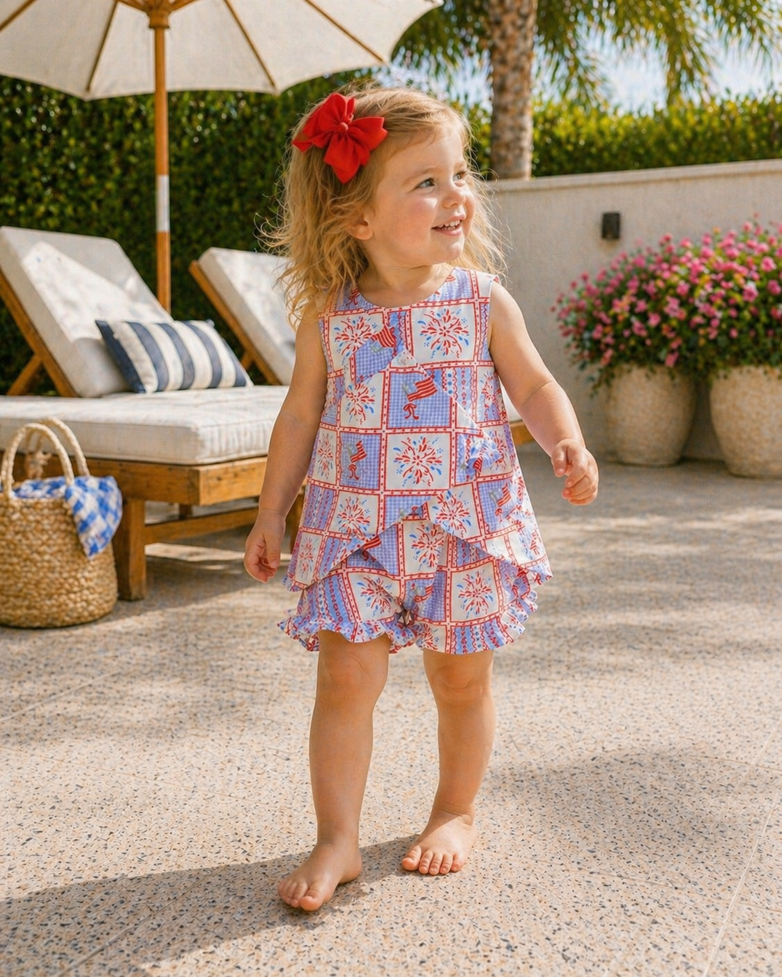 Patriotic Patchwork Cassidy Crossover Set Cypress Row Childrens